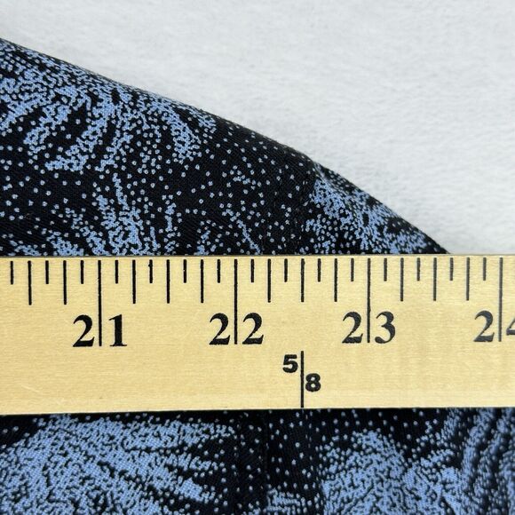 Nat Nast Button Down Shirt Blue Silk Short Sleeve Palm Tree Beach Men's Size XXL - Picture 7 of 16